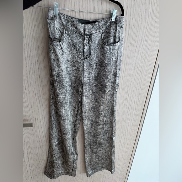 Retrofete Gray Straight Leg Pants - Picture 5 of 8